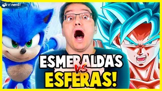 SE SONIC TEM ESMERALDAS, GOKU TEM ESFERAS! Goku VS Sonic - Respondendo Comentários