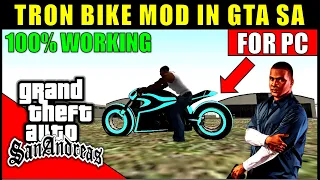 TRON BIKE MOD GTA SAN ANDREAS PC