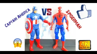 SpiderMan Vs Captain America / STOPMOTION