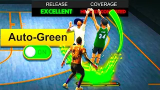 I used AUTO GREEN at the 1v1 COURT in NBA 2K23 (Aimbot)