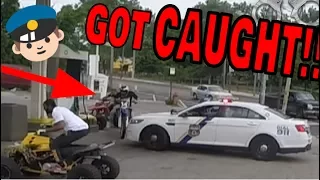 CAUGHT BY COPS GETTING GAS ON DIRT BIKE