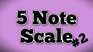 5 Note Scale 2 | Vocal Warm Up for Singers of All Levels