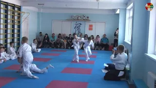 Аттестация Айкидо 6 кю (часть программы, детское отделение). Aikido certification