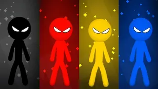 What color is best ? The Stickman MINIGAMES - Stickman Party 1 2 3 4 Player