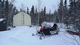 Snowmobile Season Ends. 2 Nights. 3 Days. All Alone