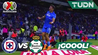 ¡HUESCAS! ¡GOOL DE LA MÁQUINA! | Cruz Azul 2-0 Santos | CL2023 Liga Mx - J17 | TUDN