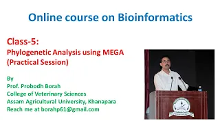 Phylogenetic Analysis using MEGA (Practical session by Prof. P. Borah)