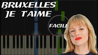 Angèle - Bruxelles je t'aime (Piano facile)