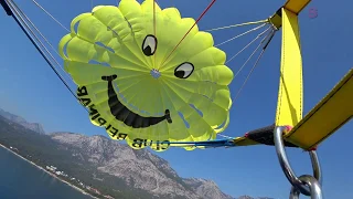 Parasailing in Beldibi. Турция. Бельдиби. Полёт на парашюте. Кайф!