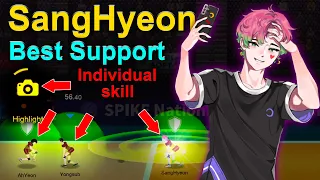 SangHyeon. Best Support. Review. Individual skills. All Characteristics. The Spike Volleyball Story