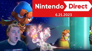 MARIO RPG - DAISY - VIDEO GAMES (6-21-2023 Nintendo Direct Live Reaction)