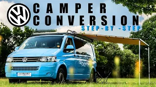 DIY VW T5 Camper Conversion - Start To Finish, Van Life UK (1/3) Beginner Build