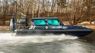 Newest airboat "The North" with engine from Camaro!