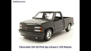 Chevrolet 454 SS Pick Up 1993 schwarz Modellauto 1:24 Maisto