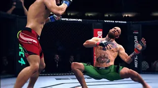 CRAZY RAGDOLL KNOCKOUTS COMPILATION | EA UFC4 KOs #1