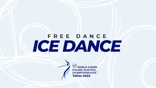 Ice Dance Free Dance | ISU World Junior Figure Skating Championships | Tallinn | #WorldJFigure