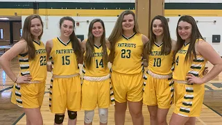 Ward Melville girls varsity basketball senior video 2020