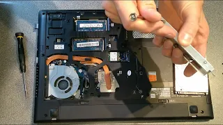 Replace or upgrade the hard disk in a Lenovo Z50-70 laptop