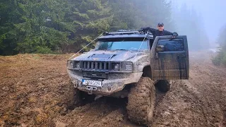 Offroad. Hummer H2 - на Порталах и 44 резине Booger, очень впечатлил!