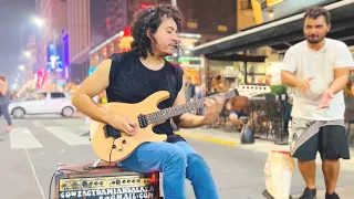 Survivor - Eye Of The Tiger - Guitar street performance - Cover by Damian Salazar