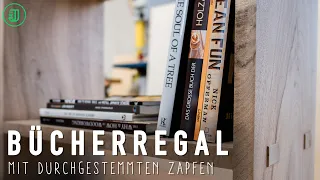 Bau dir ein REGAL mit durchgestemmten Zapfen! | Bücherregal aus Massivholz (Teil 2) | Jonas Winkler