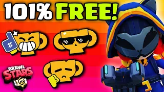 Free Jessie Skin, 3 Legendary Pins and MORE! Brawl Stars