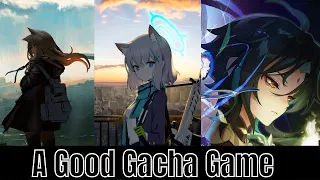 What makes a Good Game? Arknights, Blue Archive, Genshin