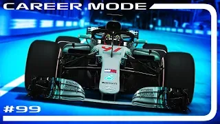 F1 2018 CAREER MODE #99 | TYRE TEMPERATURE GOD | Singapore GP (110% AI)