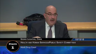October 15, 2018 - HHS/PS Committee Worksession