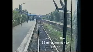 Cab-ride Ormskirk - Preston. Full journey in 1995