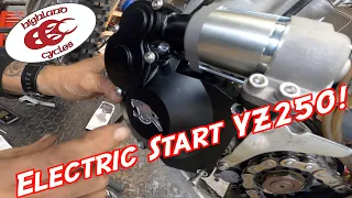 Installing the Panthera Motorsports Electric Start Kit On a YZ250