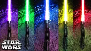 Every Single Lightsaber COLOR MEANING Explained (All Known 13+ Colors) [2022 UPDATED] [CANON]