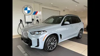 Check out the new 2024 BMW X5 40i M-SPORT in Brooklyn Grey on Black Sensafin in 4k!!!