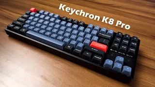 【Huan】 它是一把功能及顏值兼具的機械鍵盤: Keychron K8 Pro開箱