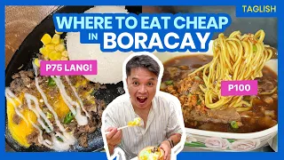 8 BORACAY Budget-Friendly Restaurants & Food Spots • Filipino w/ ENG Sub • The Poor Traveler