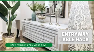 DIY Entryway Console Table - An IKEA Hack