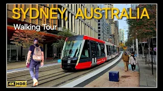 SYDNEY AUSTRALIA City Walking tour - CBD | 4K