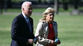 President Biden and the first lady deliver remarks to Air Force personnel and their families