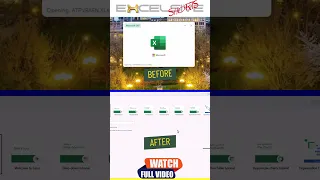 Excel Slow / Lag? Make Excel Load FASTER in Seconds!🚀1 #shorts  #excelfansonly #exceltips #exceltech