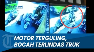 DITINGGAL DI MOTOR, Bocah Terlindas Truk di Pasar Jongkok Antang Makassar