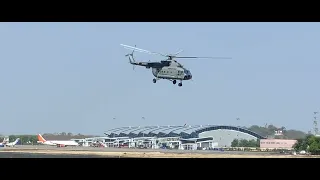 Indian Airforce | Mi-17 Helicopters | Indore Airport Take-off