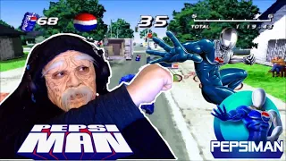 لعبة بيبسي مان على بلي ستيشن 1 (جيل الطيبين) Pepsi Man