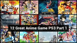 12 Great PS3 Anime Game Part 1