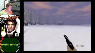 GoldenEye N64 Playthrough: Level 4 Surface