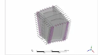 CFX: Modeling Multi-Row Influence on a Stator using Frozen Gust Analysis - Part I