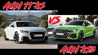 Cual es Mejor? Audi TT RS o Audi RS3 Probamos los dos   4K