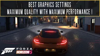 Best Graphics Settings in Forza Horizon 5 - Best Quality with Max Performance