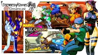 Marvel vs Capcom 2 New Age of Heroes - Jill Valentine/Psylocke/Rogue (Dreamcast - 2000) 2K 60fps