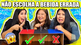 NÃO ESCOLHA A BEBIDA ERRADA! - Desafio | Blog das irmãs