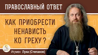 КАК ПРИОБРЕСТИ НЕНАВИСТЬ КО ГРЕХУ ?  Игумен Лука (Степанов)